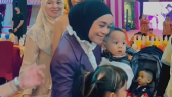 Cakep dan Anggun, Tampilan Lesty Kejora dan Baby L Hadiri Ulang Tahun Ameena Tanpa Rizky Billar Panen Pujian