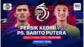 Link Live Streaming BRI Liga 1 : Persik Kediri Vs Barito Putera Pekan ke 28