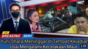 Cek Fakta: Yuni Shara Kecelakaan hingga Meninggal di Tempat