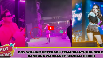 Boy William Kepergok Nganter Ayu Ting Ting Konser di Bandung : Lagi Nemenin Istri Kerja