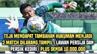 Teja Paku Alam Dihukum Komdis Tak Boleh Tampil di Dua Laga, Fans Bobotoh: Setingan Supaya Persib Tergelincir