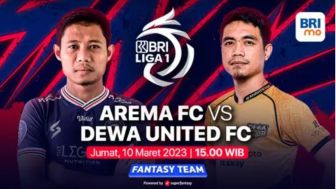 BRI Liga 1 Sore Ini, Link Live Streaming Arema FC Vs Dewa United