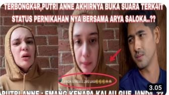 CEK FAKTA: Putri Anne Akhirnya Buka Suara Bahas Soal Janda, Benarkah Telah Berpisah dari Arya Saloka?