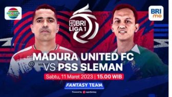 Sore Ini! Link Live Streaming Madura United vs PSS Sleman BRI Liga 1 Pekan 30