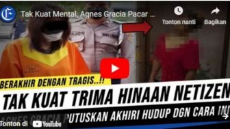 Cek Fakta: Agnes Gracia Pacar Mario Dandy Tak Kuat Terima Hinaan Netizen Pilih Akhiri Hidup, Benarkah?