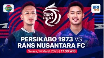 Link Live Streaming Persikabo Vs RANS Nusantara BRI Liga 1 Pekan 30