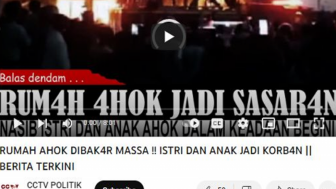 CEK FAKTA : Rumah Ahok Dibakar Dampak Kebakaran Depo Plumpang, Benarkah?