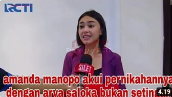 CEK FAKTA : LIVE, Pengakuan Amanda Manopo Soal Pernikahan Siri dengan Arya Saloka yang Bukan Settingan, Benarkah?