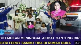 Cek Fakta: Astaga! Putri Candrawati Istri Ferdi Sambo Tiba di Rumah Duka, Ditemukan Meninggal Akibat Gantung Diri, Benarkah?