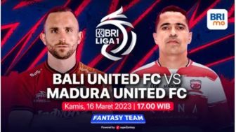 Derbi Papan Atas BRI Liga 1, Inilah Link Live Streaming Bali United Vs Madura