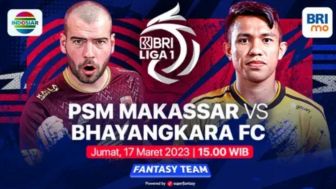 Laga Seru Hari Ini! Link Live Streaming PSM Makassar Vs Bhayangkara FC