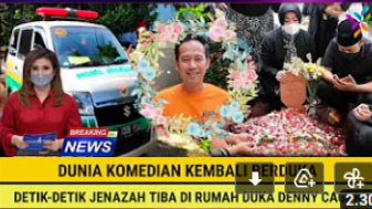 CEK FAKTA: Innalilahi, Dunia Komedian Kembali Berduka, Detik-detik Jenazah Tiba di Rumah Duka Denny Cagur, Benarkah?