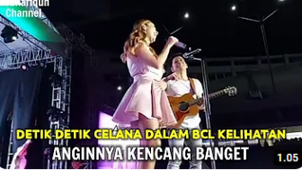 CEK FAKTA : Detik-detik Celana Dalam BCL Terlihat Tertiup Angin Saat Performence dengan Ariel Noah, Benarkah?