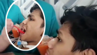 Inul Daratista Semangati David Korban Penganiayaan Dandy : Sayang Ayuk Sembuh, Dunia Menunggumu...