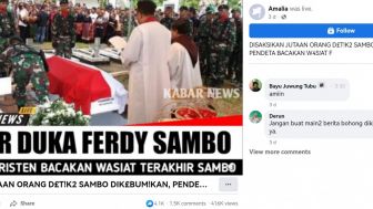 CEK FAKTA: Detik-Detik Ferdy Sambo Dikebumikan Pendeta Bacakan Wasiatnya, Benarkah?