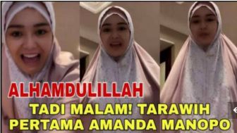 Cek Fakta: Alhamdulillah, Tadi Malam Amanda Manopo Ikut Tarawih Bersama Arya Saloka?