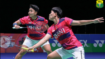 Swiss Open 2023: Apriyani Rahayu/Siti Fadia Silva Ramadhanti Retired, Mundur di Babak Semifinal