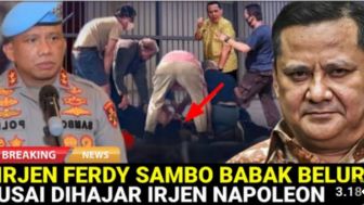 Cek Fakta: Tanpa Ampun! Irjen Ferdy Sambo Babak Belur Usai Dihajar Napoleon Bonaparte?