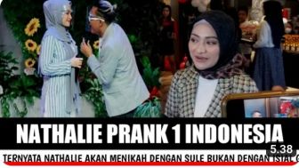 CEK FAKTA: Nathalie Holscher Prank 1 Indonesia, Ternyata Akan Menikah dengan Sule Besok, Benarkah?