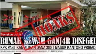 CEK FAKTA : Berita Terkini, KPK Sita Rumah Gubernur Jawa Tengah Ganjar Pranowo karena Terlibat Transaksi 300 T, Hoaks?