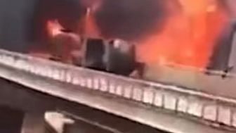 Video Viral Bus Terbakar Menewaskan 20 Jemaah Umroh di Arab Saudi hingga Hangus Terbakar