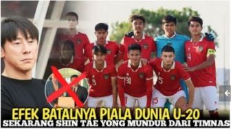 Cek Fakta: Shin Tae-yong Mengundurkan Diri dari Timnas, Efek Batalnya Piala Dunia U-20 2023 di Indonesia?