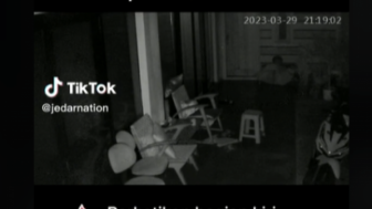 Ngeri!  Penampakan Pocong di Rumah Jessica Iskandar Terekam CCTV