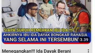 CEK FAKTA: Menegangkan! Ibu Ida Dayak Berani Membuat Para Dokter Bungkam, Benarkah?