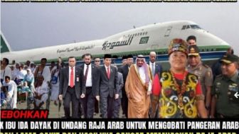 CEK FAKTA: Ibu Ida Dayak Dapat Undangan dari Raja Arab untuk Mengobati sang Pangeran, Terbang Hari Ini?