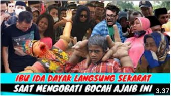 CEK FAKTA: Astaghfirullah! Ibu Ida Dayak Alami Pingsan saat Mengobati Bocah Sakti?