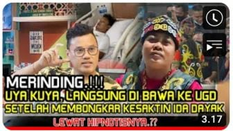 CEK FAKTA: Uya Kuya Harus ke UGD Usai Hipnotis dan Bongkar Kesaktian Ibu Ida Dayak, Benarkah?