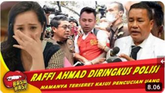 CEK FAKTA: Raffi Ahmad Ditangkap Polisi, Ikut Terseret Kasus Pencucian Uang, Benarkah?