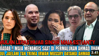 CEK FAKTA: Usai Dipermalukan Ahmad Dhani, Maia Estianty Menangis Hingga Irwan Mussry Turun Tangan?