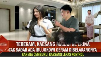 CEK FAKTA: Gegara Cemburu, Terekam Aksi Kaesang Pangarep Cekcok dengan Erina Gudono di Depan Ibu Eriana, Benarkah?