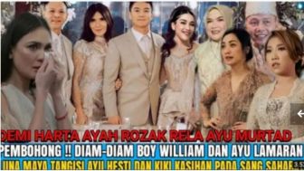 CEK FAKTA: Ayu Ting Ting Pilih Murtad dan Terima Lamaran Boy William, Dapat Dukungan Ayah Rozak?