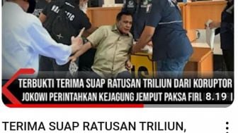 CEK FAKTA: Terima Suap Ratusan Triliun Jokowi Perintahkan Kejagung Jemput Paksa Firli Bahuri, Benarkah?