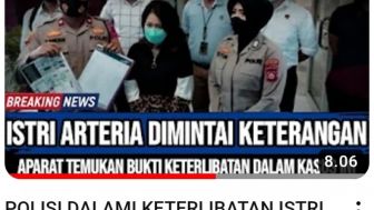 CEK FAKTA: Polisi Dalami Keterlibatan Istri Arteria Dahlan Soal Hartanya, Benarkah?