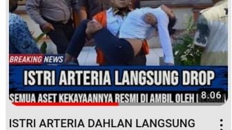 CEK FAKTA: Aset Kekayaan Arteria Dahlan Disita Negara, Sang Istri Langsung Drop, Benarkah?