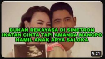 CEK FAKTA: Amanda Manopo Hamil Anak Arya Saloka, Pamerkan Hasil USG, Bukan Rekayasa di Sinetron Ikatan Cinta?