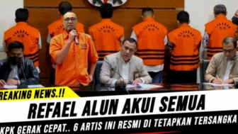 CEK FAKTA : 6 Artis Resmi Ditetapkan KPK Atas Kasus Pencucian Uang Rafael Alun, Ada Raffi Ahmad?