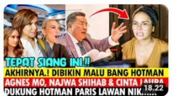 CEK FAKTA: Hotman Paris Akhirnya Bikin Malu Nikita Mirzani, hingga Dapat Dukungan dari Najwa Shihab?