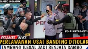 CEK FAKTA: Usai Banding Ditolak, Ferdy Sambo Jadikan Tambang Ilegal Senjata Lawan Polri, Benarkah?