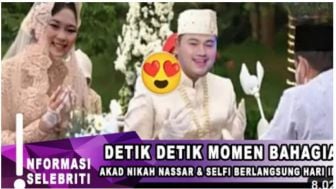 CEK FAKTA: Berlangsung Hari Ini, Akad Nikah Nassar dan Selfi Yamma, Suasana Penuh dengan Kebahagiaan?