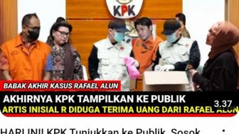 CEK FAKTA: Lesti Kejora Histeris, KPK Hari Ini Tunjukan Artis Inisial R Sebenarnya, Benarkah?