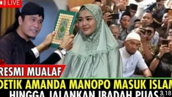 CEK FAKTA: Resmi Mualaf, Amanda Manopo Jadi Seorang Muslim demi Arya Saloka, Benarkah?