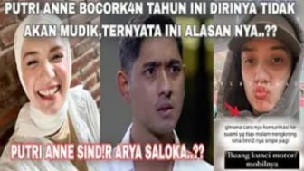 CEK FAKTA: Putri Anne Bocorkan Tidak akan Mudik Bersama Arya Saloka, Alasannya Bikin Geger