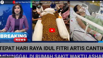 CEK FAKTA: Innalillahi, Tepat Hari Raya Idul Fitri Artis Cantik Ini Dikabarkan Meninggal Waktu Ashar