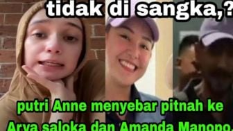 CEK FAKTA: Mengejutkan! Putri Anne Sebar Video Ini Tuk Fitnah Arya Saloka dan Amanda Manopo, Benarkah?