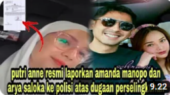 CEK FAKTA: Atas Dugaan Perselingkuhan, Putri Anne Laporkan Arya Saloka dan Amanda Manopo ke Polisi
