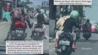 Viral Diduga Anggota TNI Tendang Kuat Pengendara Ibu Gegara Rem Mendadak